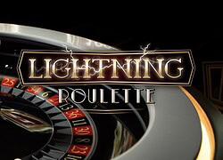 Lightning Roulette casino game with illuminated wheel and vibrant lighting effec.